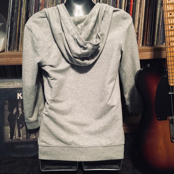 HOLLISTER 3/4 Sleeve Lightweight Zip Up Hoodie - Picture 2 of 7